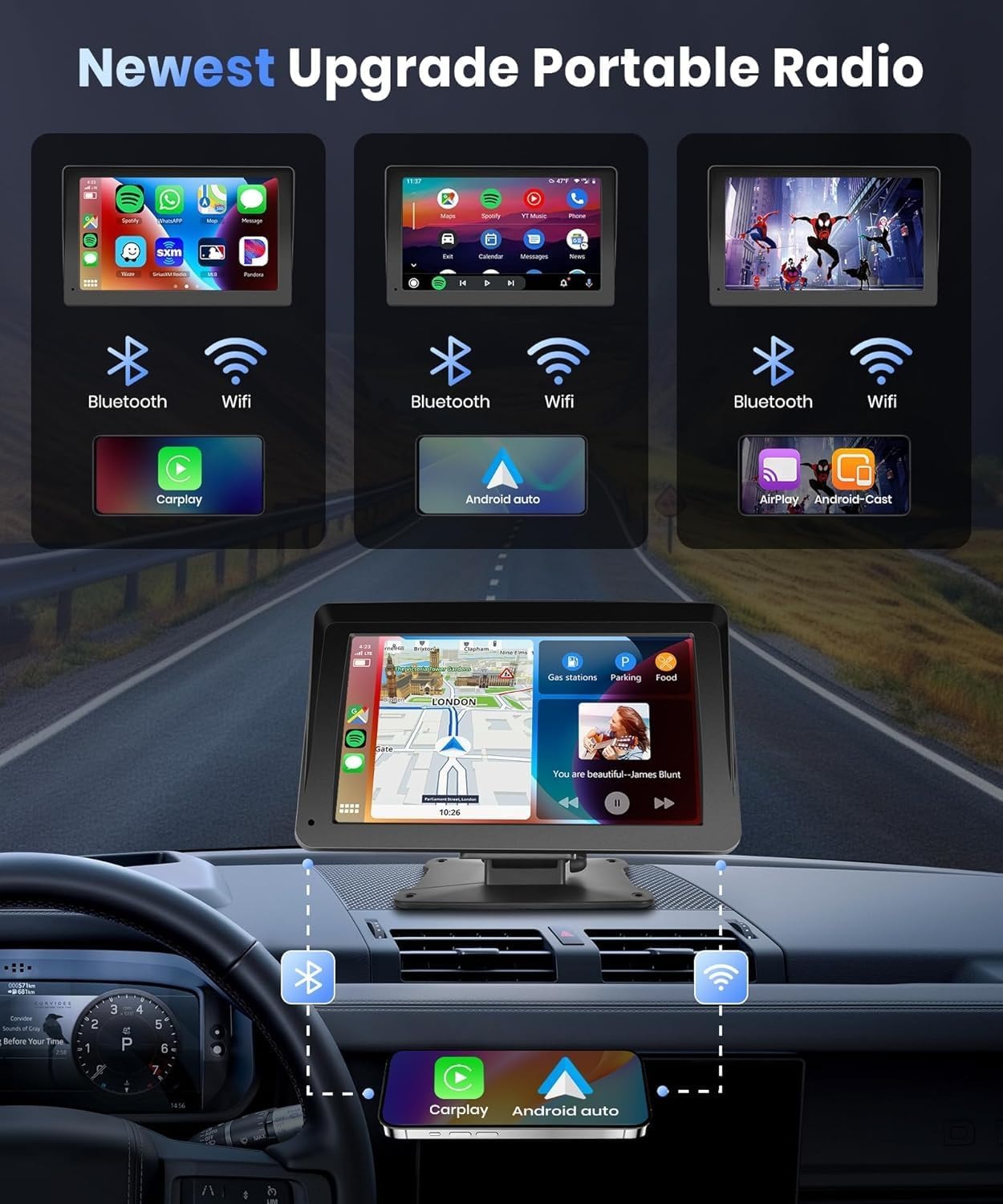CarPlay Dashboard Display screen view