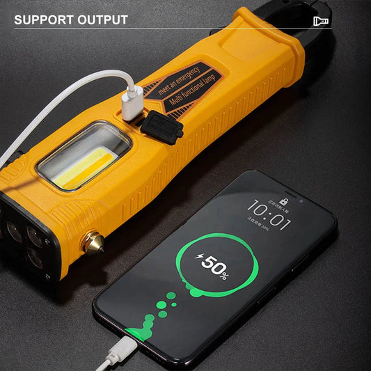 High Lumen Solar Emergency Flashlight