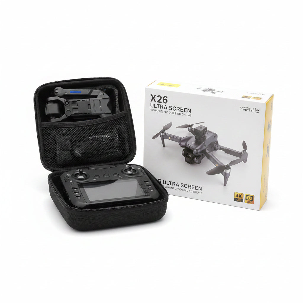 X26 Drone controller live view screen