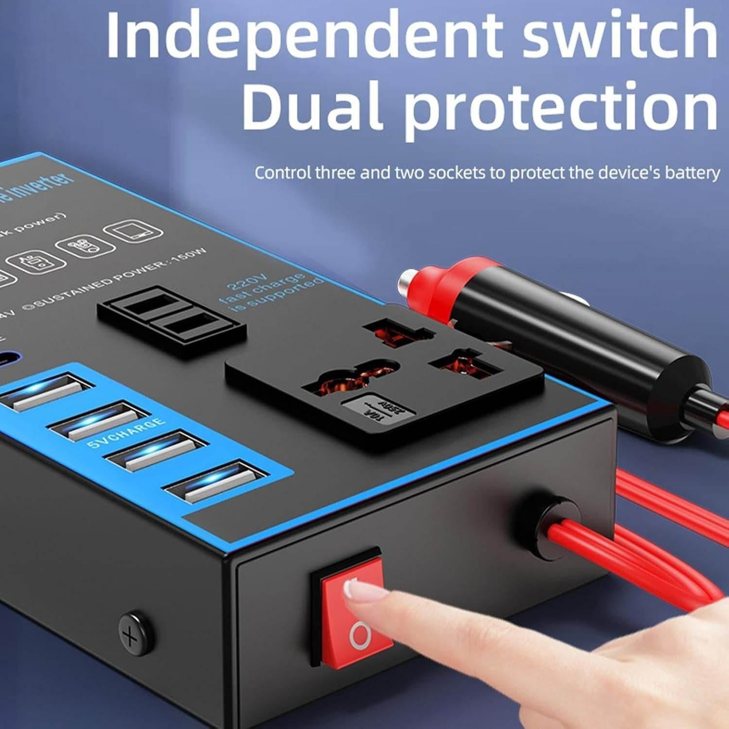 Multifunctional Onboard Inverter ports