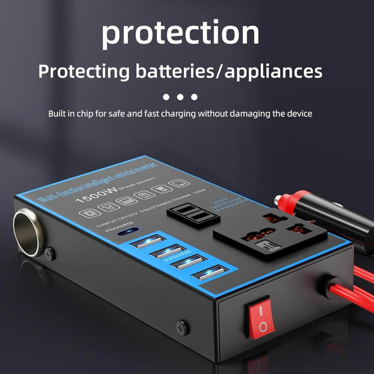 Multifunctional Onboard Inverter connected